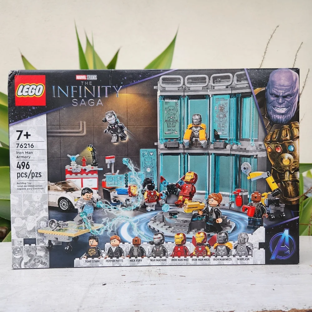 NEW LEGO Marvel Iron Man Armory Toy Building Set 76216 Avengers Lego Set with MK - Picture 8 of 14
